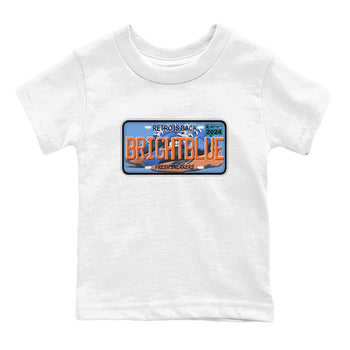 Yeezy 700 Bright Blue shirts to match jordans Sneaker Plate sneaker match tees Yeezy 700 Bright Blue match shoes to clothes SNRT Sneaker Tees Youth Baby White 2 tee