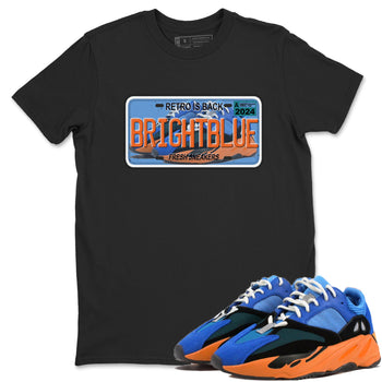 Yeezy 700 Bright Blue shirts to match jordans Sneaker Plate sneaker match tees Yeezy 700 Bright Blue match shoes to clothes SNRT Sneaker Tees unisex cotton Black 1 shirts