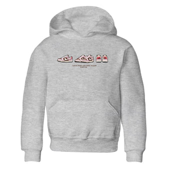 Dunk Cacao Wow And Pink Foam shirts to match jordans Sneaker Prelude sneaker match tees Dunk Cacao Wow And Pink Foam SNRT Sneaker Tees streetwear brand Baby and Youth Heather Grey 2 cotton tee
