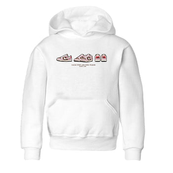 Dunk Cacao Wow And Pink Foam shirts to match jordans Sneaker Prelude sneaker match tees Dunk Cacao Wow And Pink Foam SNRT Sneaker Tees streetwear brand Baby and Youth White 2 cotton tee