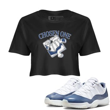 11s Diffused Blue Shirts To Match Jordans Sneaker Puzzle sneaker match tees Air Jordan 11 Diffused Blue Tee SNRT Sneaker Release Tees unisex cotton Black 1 Crop Shirts