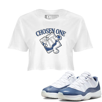 11s Diffused Blue Shirts To Match Jordans Sneaker Puzzle sneaker match tees Air Jordan 11 Diffused Blue Tee SNRT Sneaker Release Tees unisex cotton White 1 Crop Shirts