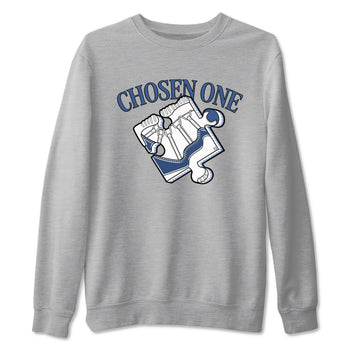 11s Diffused Blue Shirts To Match Jordans Sneaker Puzzle sneaker match tees Air Jordan 11 Diffused Blue Tee SNRT Sneaker Release Tees unisex cotton Heather Grey 2 crew neck shirts