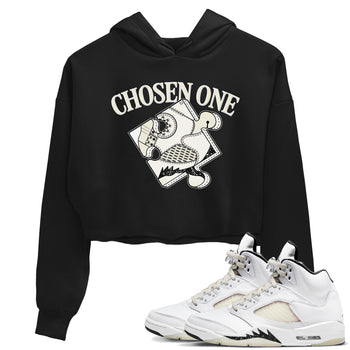 5s Sail shirt to match jordans Sneaker Puzzle sneaker tees Air Jordan 5 Sail SNRT Sneaker Release Tees Black 1 crop length shirt