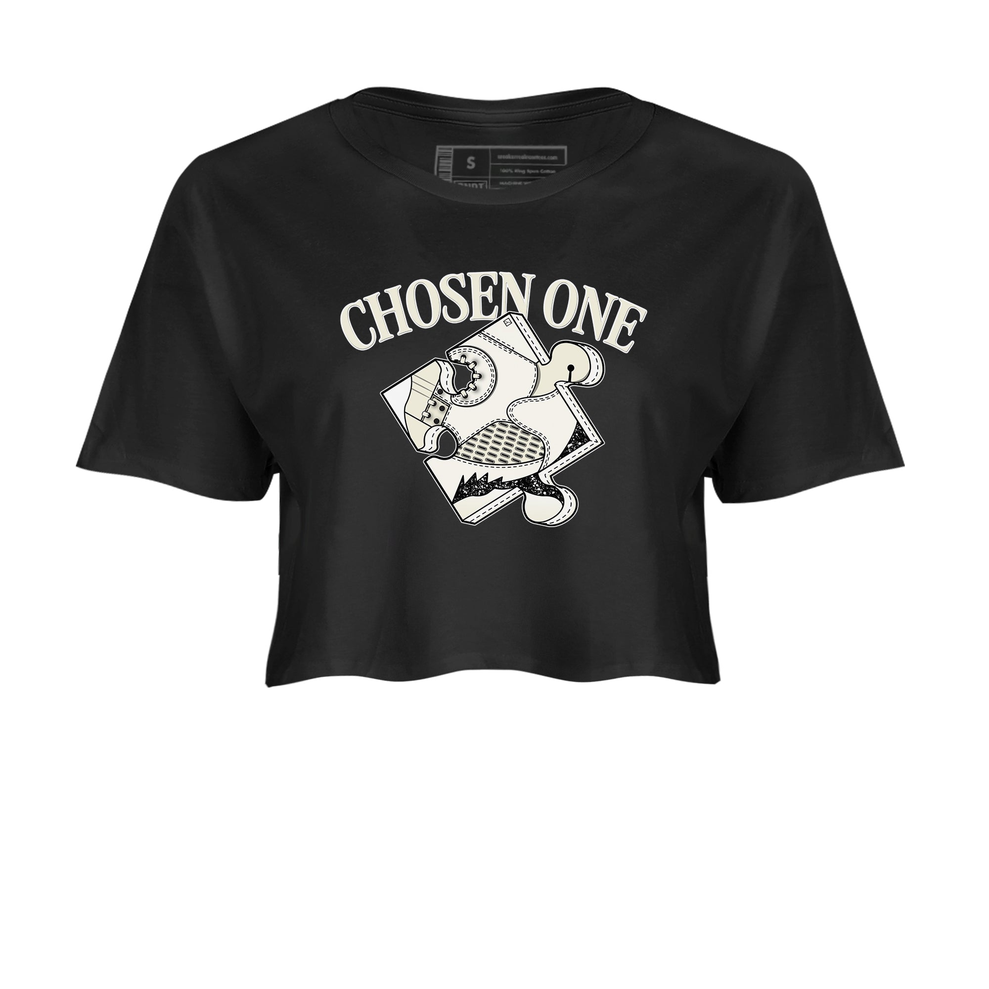 5s Sail shirt to match jordans Sneaker Puzzle sneaker tees Air Jordan 5 Sail SNRT Sneaker Release Tees Black 2 crop length shirt