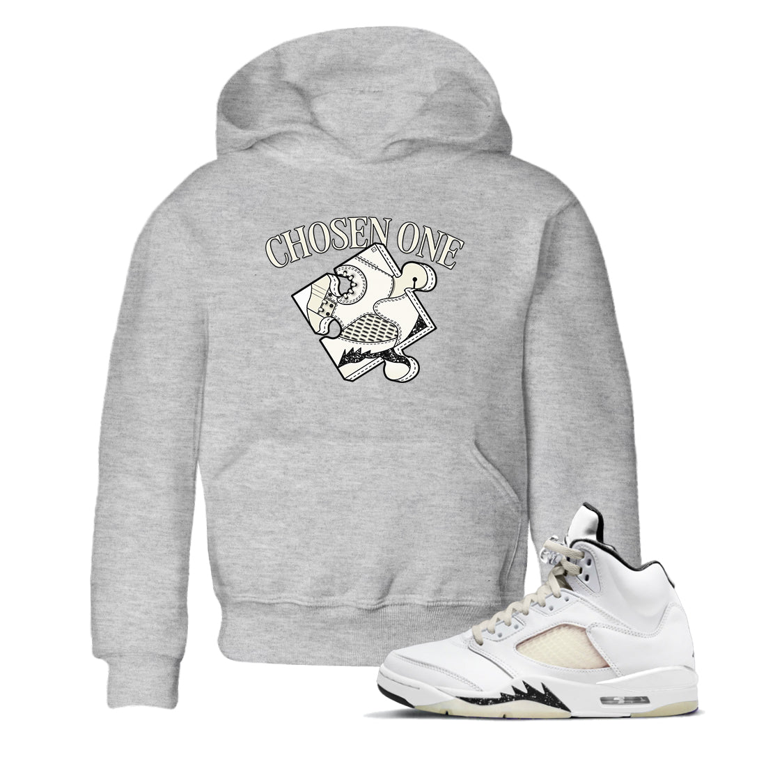5s Sail shirt to match jordans Sneaker Puzzle sneaker tees Air Jordan 5 Sail SNRT sneaker release tees baby toddler Heather Grey 1 cotton Shirt
