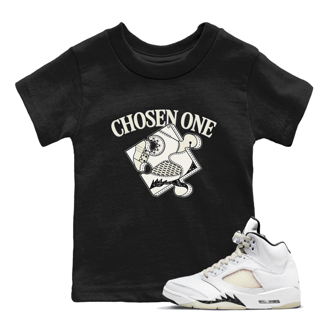 5s Sail shirt to match jordans Sneaker Puzzle sneaker tees Air Jordan 5 Sail SNRT sneaker release tees baby toddler Black 1 cotton Shirt