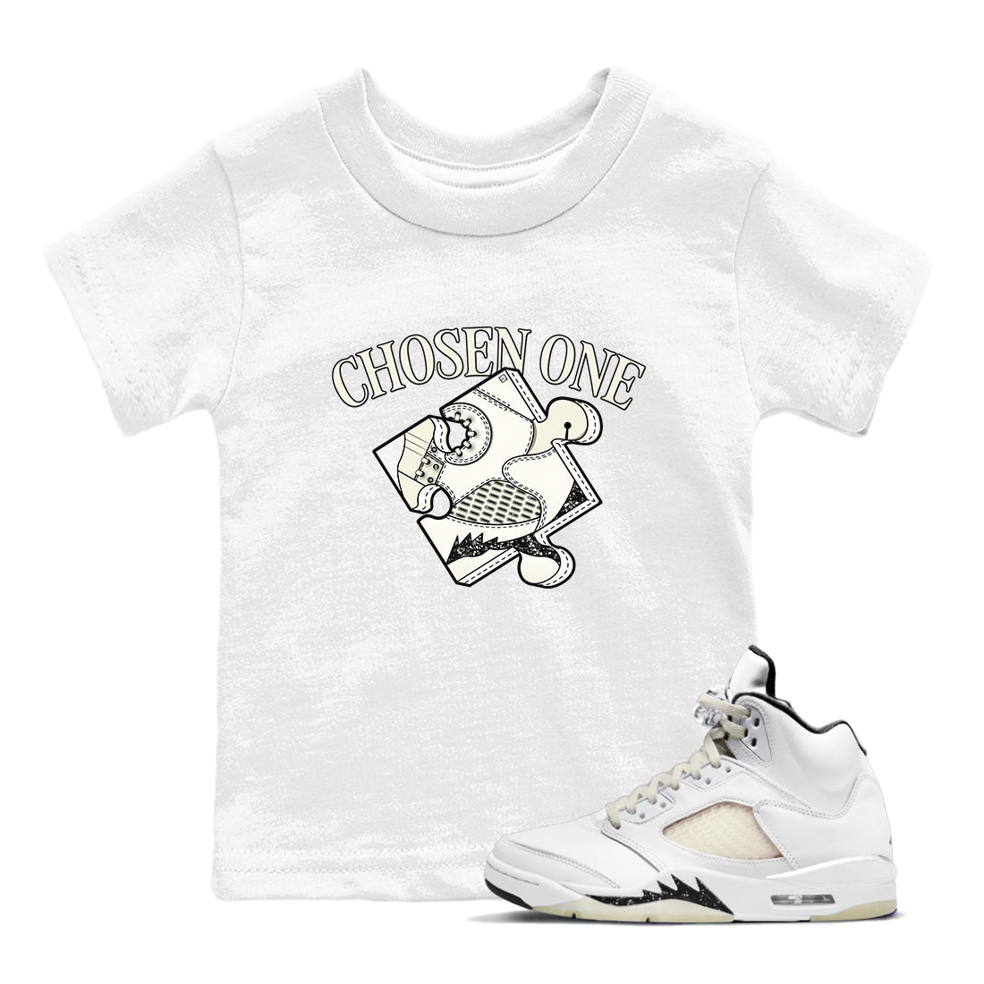 5s Sail shirt to match jordans Sneaker Puzzle sneaker tees Air Jordan 5 Sail SNRT sneaker release tees baby toddler White 1 cotton Shirt