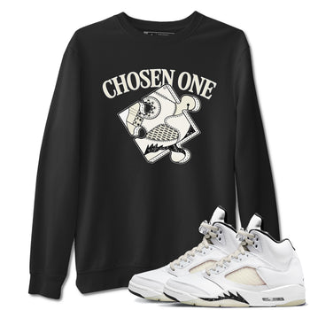 5s Sail shirt to match jordans Sneaker Puzzle sneaker tees Air Jordan 5 Sail SNRT Sneaker Release Tees unisex cotton Black 1 crew neck shirt
