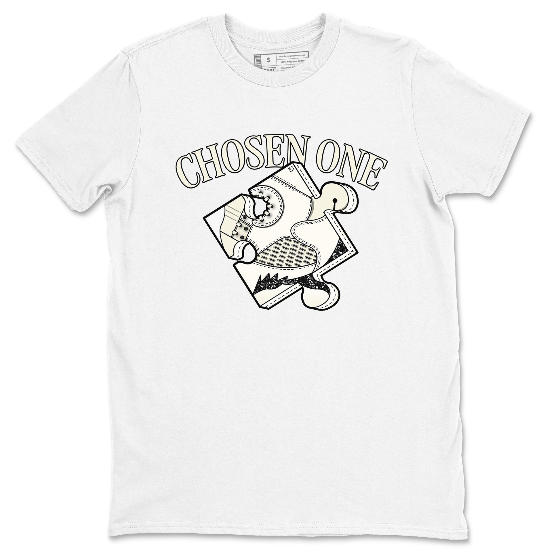 5s Sail shirt to match jordans Sneaker Puzzle sneaker tees Air Jordan 5 Sail SNRT Sneaker Release Tees unisex cotton White 2 crew neck shirt