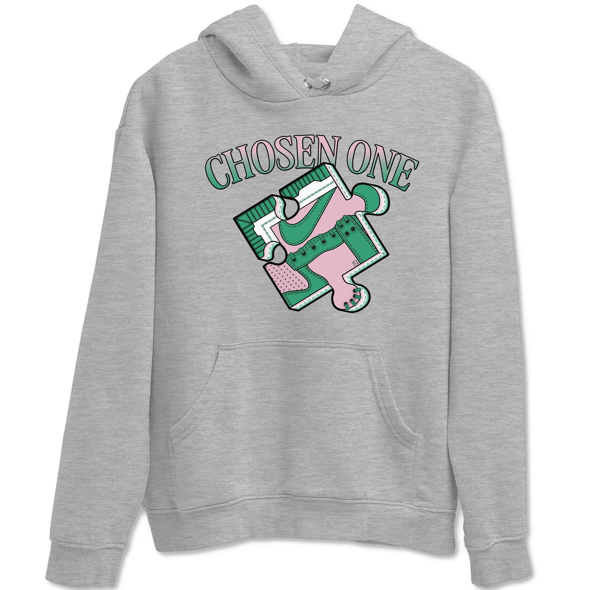 Dunk Medium Soft Pink Malachite shirt to match jordans Sneaker Puzzle sneaker tees Dunk Medium Soft Pink Malachite SNRT Sneaker Release Tees unisex cotton Heather Grey 2 crew neck shirt