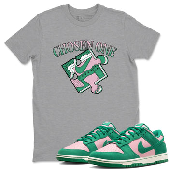 Dunk Medium Soft Pink Malachite shirt to match jordans Sneaker Puzzle sneaker tees Dunk Medium Soft Pink Malachite SNRT Sneaker Release Tees unisex cotton Heather Grey 1 crew neck shirt