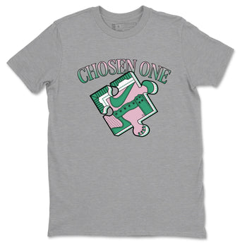 Dunk Medium Soft Pink Malachite shirt to match jordans Sneaker Puzzle sneaker tees Dunk Medium Soft Pink Malachite SNRT Sneaker Release Tees unisex cotton Heather Grey 2 crew neck shirt