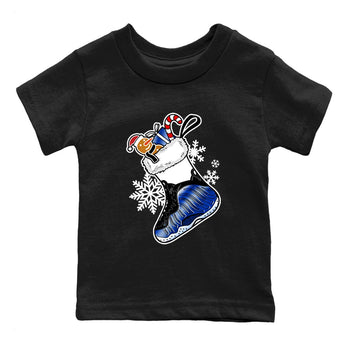 Foams One Royal shirts to match jordans Christmas Sneaker Stocking t shirts to match sneakers Air Foamposite One Royal match shoes to clothes SNRT Sneaker Tees Youth Baby Black 2 tee