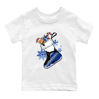 Foams One Royal shirts to match jordans Christmas Sneaker Stocking t shirts to match sneakers Air Foamposite One Royal match shoes to clothes SNRT Sneaker Tees Youth Baby White 2 tee