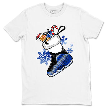 Foams One Royal shirts to match jordans Christmas Sneaker Stocking t shirts to match sneakers Air Foamposite One Royal match shoes to clothes SNRT Sneaker Tees unisex cotton White 2 shirts