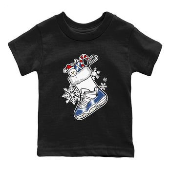 11s Diffused Blue shirts to match jordans Christmas Sneaker Stocking t shirts to match sneakers Air Jordan 11 Retro Low Diffused Blue match shoes to clothes SNRT Sneaker Tees Youth Baby Black 2 tee