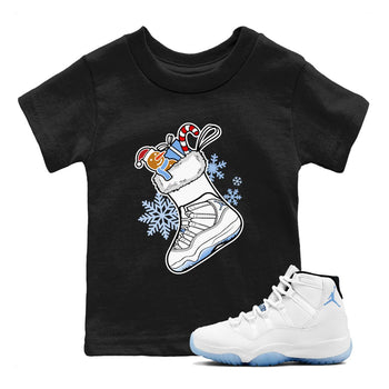 11s Columbia shirts to match jordans Christmas Sneaker Stocking t shirts to match sneakers Air Jordan 11 Retro Legend Blue match shoes to clothes SNRT Sneaker Tees Youth Baby Black 1 tee