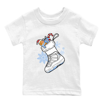 11s Columbia shirts to match jordans Christmas Sneaker Stocking t shirts to match sneakers Air Jordan 11 Retro Legend Blue match shoes to clothes SNRT Sneaker Tees Youth Baby White 2 tee