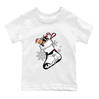 14s Black Toe shirts to match jordans Christmas Sneaker Stocking t shirts to match sneakers Air Jordan 14 Retro Black Toe match shoes to clothes SNRT Sneaker Tees Youth Baby White 2 tee