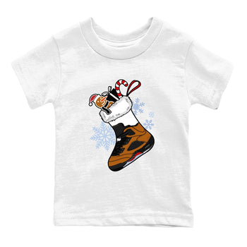 5s Archaeo Brown shirts to match jordans Christmas Sneaker Stocking t shirts to match sneakers Air Jordan 5 Archaeo Brown match shoes to clothes SNRT Sneaker Tees Youth Baby White 2 tee