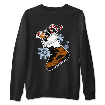 5s Archaeo Brown shirts to match jordans Christmas Sneaker Stocking t shirts to match sneakers Air Jordan 5 Archaeo Brown match shoes to clothes SNRT Sneaker Tees unisex cotton Black 2 shirts