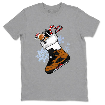5s Archaeo Brown shirts to match jordans Christmas Sneaker Stocking t shirts to match sneakers Air Jordan 5 Archaeo Brown match shoes to clothes SNRT Sneaker Tees unisex cotton Heather Grey 2 shirts