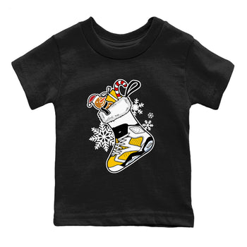 6s Yellow Ochre shirts to match jordans Christmas Sneaker Stocking t shirts to match sneakers Air Jordan 6 Retro Yellow Ochre match shoes to clothes SNRT Sneaker Tees Youth Baby Black 2 tee