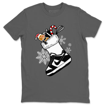 Dunk Low Retro Panda shirts to match jordans Christmas Sneaker Stocking t shirts to match sneakers Dunk White Black Panda match shoes to clothes SNRT Sneaker Tees unisex cotton Cool Grey 2 shirts