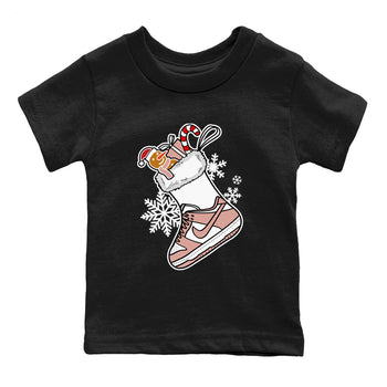 WMNS Dunk Rose Whisper shirts to match jordans Christmas Sneaker Stocking t shirts to match sneakers Dunk Rose Whisper match shoes to clothes SNRT Sneaker Tees Youth Baby Black 2 tee