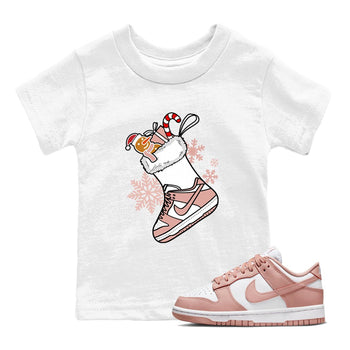 WMNS Dunk Rose Whisper shirts to match jordans Christmas Sneaker Stocking t shirts to match sneakers Dunk Rose Whisper match shoes to clothes SNRT Sneaker Tees Youth Baby White 1 tee