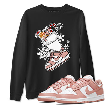 WMNS Dunk Rose Whisper shirts to match jordans Christmas Sneaker Stocking t shirts to match sneakers Dunk Rose Whisper match shoes to clothes SNRT Sneaker Tees unisex cotton Black 1 shirts