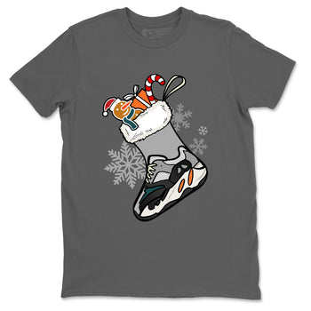 Yeezy Boost 700 Wave Runner shirts to match jordans Christmas Sneaker Stocking t shirts to match sneakers Yeezy 700 Wave Runner match shoes to clothes SNRT Sneaker Tees unisex cotton Cool Grey 2 shirts