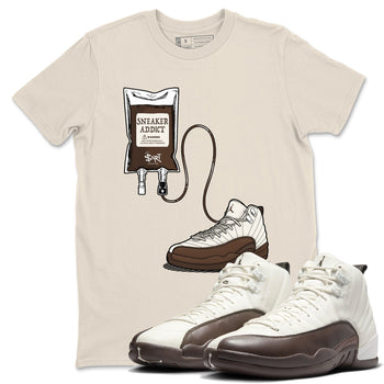 AJ12 Baroque Brown shirts to match jordans Sneaker Theraphy best t shirts to wear with jordans SoleFly x Jordan 12 Baroque Brown match shoes to clothes SNRT Sneaker Tees unisex cotton Natural 1 shirts