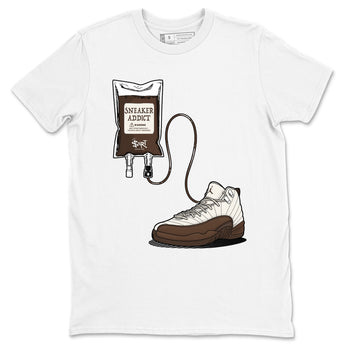 AJ12 Baroque Brown shirts to match jordans Sneaker Theraphy best t shirts to wear with jordans SoleFly x Jordan 12 Baroque Brown match shoes to clothes SNRT Sneaker Tees unisex cotton White 2 shirts