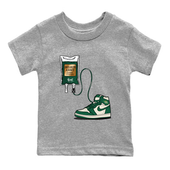 Sneaker Threads – Sneaker Tees To Match Air Jordan 1 Pro Green – Sneaker Therapy Youth Graphic Tee Heather Grey 2. Perfect for Jordan releases 2025 colorways.