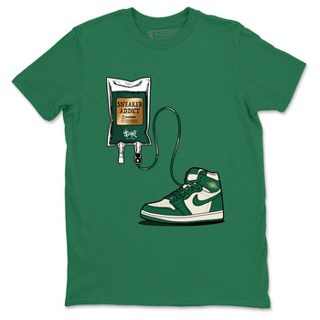 Sneaker Threads – Sneaker Tees To Match Air Jordan 1 Pro Green – Sneaker Therapy Graphic Tee Kelly Green 2. Perfect for Jordan releases 2025 colorways.