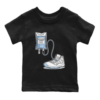 11 Columbia shirts to match jordans Sneaker Therapy sneaker match tees 11s Retro Legend Blue Columbia SNRT Sneaker Release Tees Youth Baby Black 2 crew neck shirts