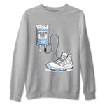 11 Columbia shirts to match jordans Sneaker Therapy sneaker match tees 11s Retro Legend Blue Columbia SNRT Sneaker Release Tees unisex cotton Heather Grey 2 crew neck shirts