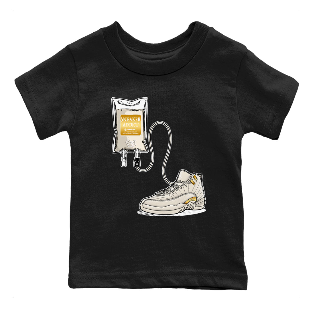 12s Phantom shirts to match jordans Sneaker Therapy sneaker match tees Air Jordan 12 WMNS Phantom match shoes to clothes SNRT Sneaker Tees Youth Baby Black 2 tee