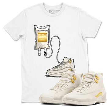 12s Phantom shirts to match jordans Sneaker Therapy sneaker match tees Air Jordan 12 WMNS Phantom match shoes to clothes SNRT Sneaker Tees unisex cotton White 1 shirts