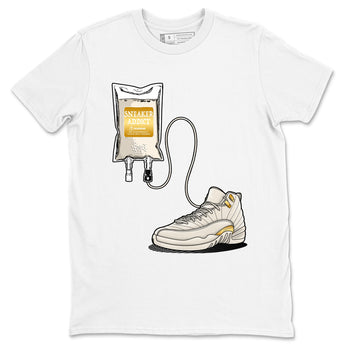 12s Phantom shirts to match jordans Sneaker Therapy sneaker match tees Air Jordan 12 WMNS Phantom match shoes to clothes SNRT Sneaker Tees unisex cotton White 2 shirts