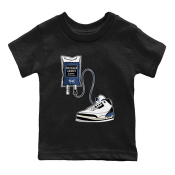 Air Jordan 3 A Ma Maniere x For The Love sneaker match tee Sneaker Therapy sneaker match tees Air Jordan 3 A Ma Maniere x For The Love best t-shirts to match jordans SNRT Sneaker Tees Youth Baby Black 2 tee