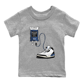 Air Jordan 3 A Ma Maniere x For The Love sneaker match tee Sneaker Therapy sneaker match tees Air Jordan 3 A Ma Maniere x For The Love best t-shirts to match jordans SNRT Sneaker Tees Youth Baby Heather Grey 2 tee