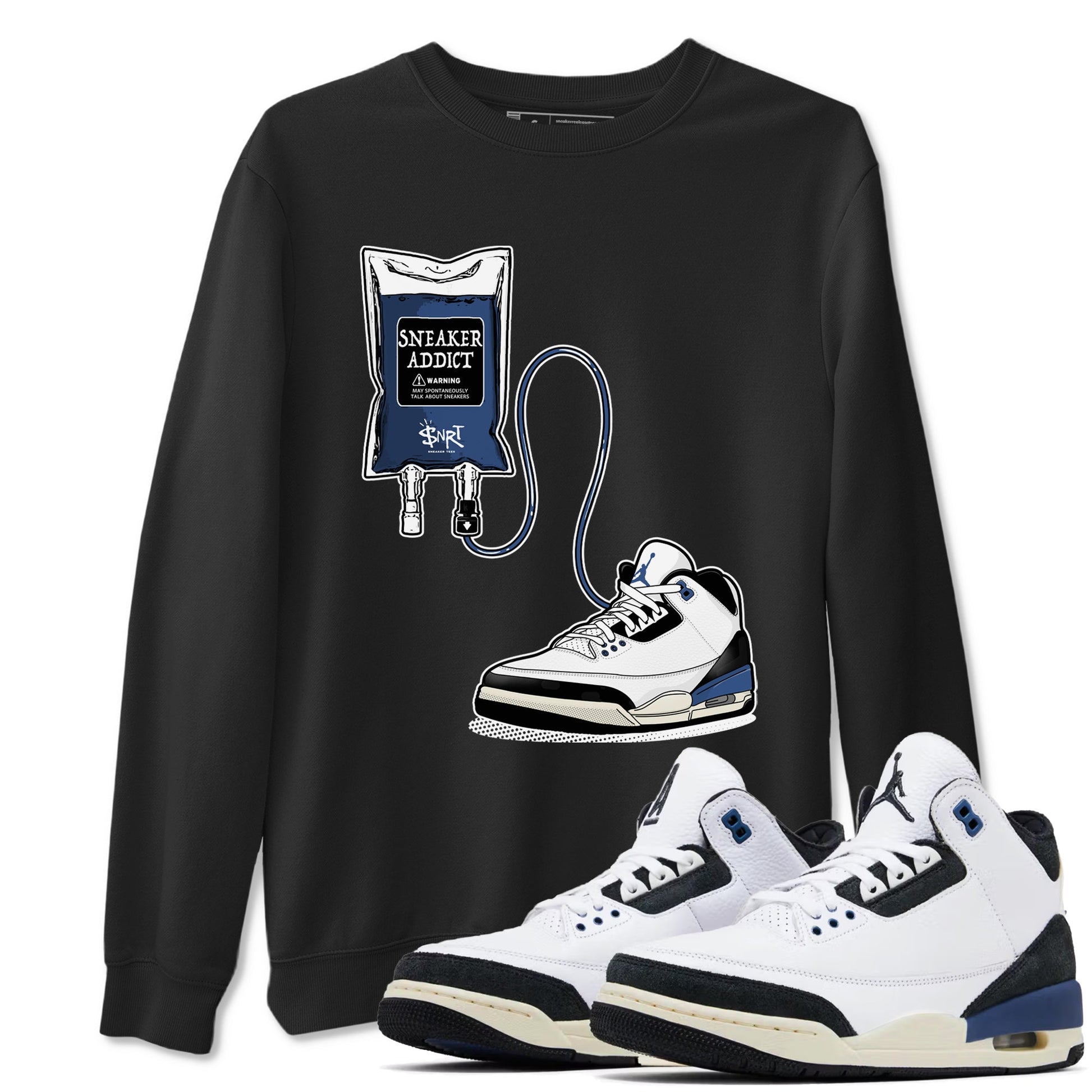 Air Jordan 3 A Ma Maniere x For The Love sneaker match tee Sneaker Therapy sneaker match tees Air Jordan 3 A Ma Maniere x For The Love best t-shirts to match jordans SNRT Sneaker Tees unisex cotton Black 1 shirts