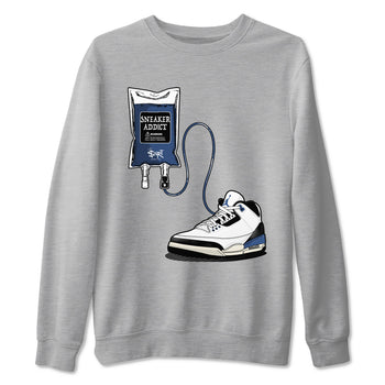 Air Jordan 3 A Ma Maniere x For The Love sneaker match tee Sneaker Therapy sneaker match tees Air Jordan 3 A Ma Maniere x For The Love best t-shirts to match jordans SNRT Sneaker Tees unisex cotton Heather Grey 2 shirts