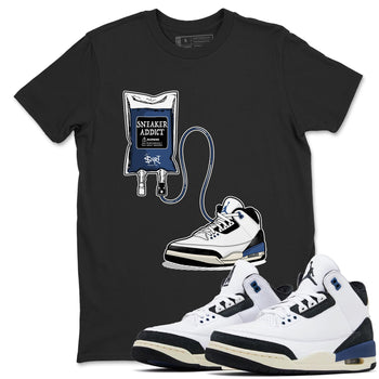 Air Jordan 3 A Ma Maniere x For The Love sneaker match tee Sneaker Therapy sneaker match tees Air Jordan 3 A Ma Maniere x For The Love best t-shirts to match jordans SNRT Sneaker Tees unisex cotton Black 1 shirts