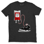 3s Black Cement shirts to match jordans Sneaker Therapy sneaker match tees Air Jordan 3 Black Cement SNRT Sneaker Release Tees unisex cotton Charcoal Heather 2 crew neck shirts