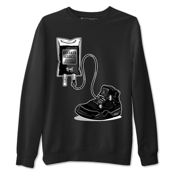 4s Black Cat shirts to match jordans Sneaker Therapy sneaker match tees Air Jordan 4 Black Cat match shoes to clothes SNRT Sneaker Tees unisex cotton Black 2 shirts