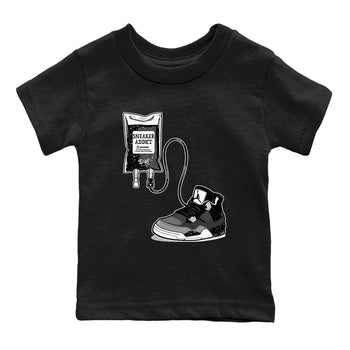 4s Fear shirts to match jordans Sneaker Therapy sneaker match tees Air Jordan 4 Retro Fear match shoes to clothes SNRT Sneaker Tees Youth Baby Black 2 tee